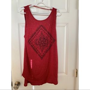 Forever 21 graphic tank-open back